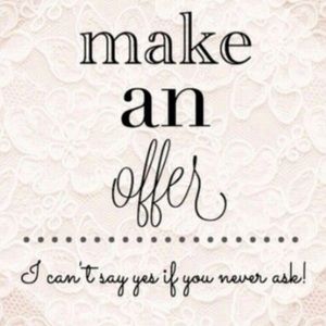 Make an offer on anything !